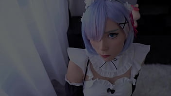 Kawaii Maid Gives Deepthroat Boss Dick to Cum In Mouth POV