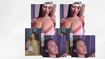 Cam girl making video call with client