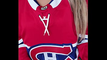 Hockey Girl Has Some Surprise For You To Get You Cum JOI