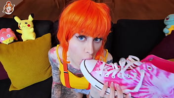 Misty gives Converse sneakerjob