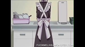 Anime Maid se masturbe et se mouille