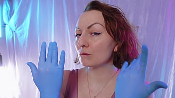 ASMR nitrile medical gloves 2 layers SFW video by Arya Grander