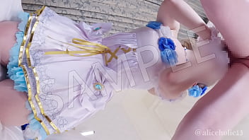 (vol1) Japanese Idol Cosplayer wedding dress costumes sex