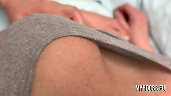Hard Playing with Pierced Nipples with MILF Big Tits