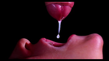 CLOSE UP: BEST Milking Mouth for your DICK! Sucking Cock ASMR, Tongue and Lips BLOWJOB DOUBLE CUMSHOT -XSanyAny