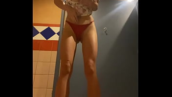 Tiny Student Caught By Boyfriend In The Bathroom! Full video on www.ericamarie.us!