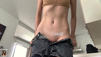 cute teen try on shorts - candice delaware