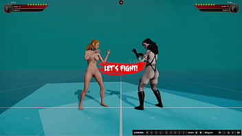Ginny contro Draka (combattente nudo 3D)