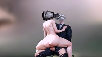 compilación porno de baño skibidi - camarógrafo camarógrafo mujer de televisión
