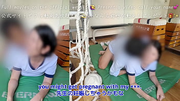 【素人中出し】かわいい日本人とセックス｜生徒を体育館に呼び出して種付する