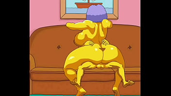 Selma Bouvier from The Simpsons gets her fat ass fucked by a massive cock