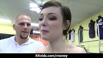 Sexy wild chick gets paid to fuck 15
