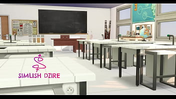 Damon und Elena-Klassenzimmerszene – 3D-Hentai – Vorschauversion