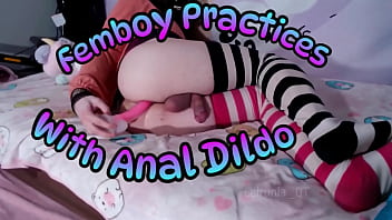Femboy Practices With Anal Dildo! (Teaser)