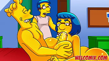 Barty scopa la madre del suo amico - Il porno dei Simpsons dei Simptoons