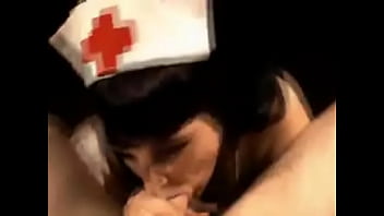 The satanic nurse struggling with my cock