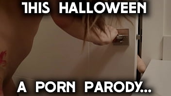Cream Halloween comedy porn parody 9 girls intense strap on fucking