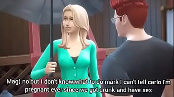 Il marito traditore, parte 6 Emily scopre che una rivista ha scopato il suo capo, Mark The Sims 4