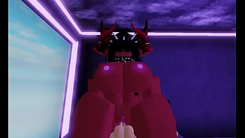 Roblox Demon girl get's railed on bed by a BWC