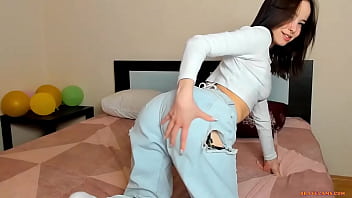 nice teasing and gorgeous ass