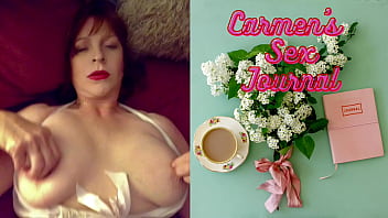 Granny Carmen's Dildo Fucking Cock Sucking Orgasm