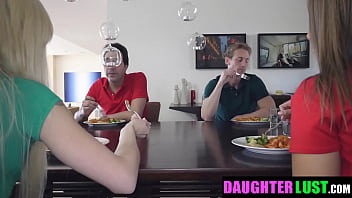 Stepdaddy's Plan on Swapping Their Stepdaughters and Fuck Them One by One - Daughterlust