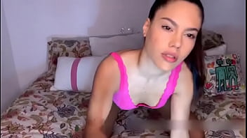 FUCKING MY TINY PUSSY - Riding a realistic DILDO and showing my FEET - Apolonia Lapiedra