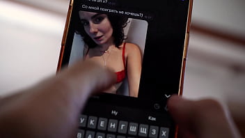Sessão de sexting se transforma em sexo selvagem com Creampie