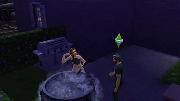 Talia faz sexo com o noivo da mãe, Sims 4