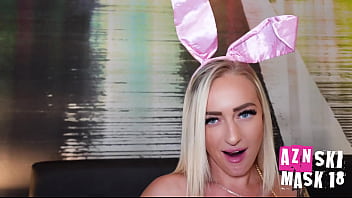 PLAYBOY BUNNY BEGS TO BE WRECKED BY ASIAN GUY