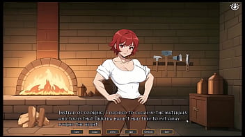 Tomboy Love in Hot Forge [ Hentai Game ] Ep.1, elle se masturbe en pensant à toi !