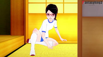 Kushina Uzumaki step m and Sarada Uchiha step s | Full Movie on Sheer or Ptrn Fantasyking3