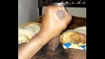 Young black guy beating a cake for the naughty girls on xvideos
