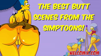 Le migliori scene di culo dei Simptoons! Il porno dei Simpson!