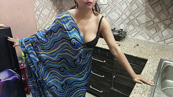 Bhabhi, what are you doing in the kitchen? I want to fuck you, will you let me fuck you?
