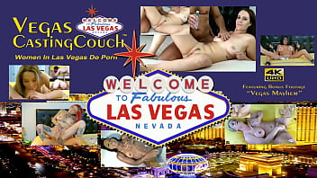 Rubia MILF follada por el culo y follada por la garganta durante un casting en Las Vegas - POV - Orgasmo con bordes atados