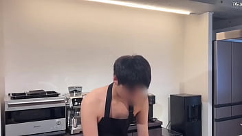 Japan Straight handsome muscle fuck young twinks in kitchen