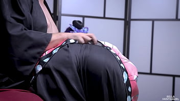 Shinobu Kocho being spanked and fucked - Bella Hentaigirl
