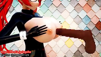 Niziiro-Ageha 3D Big tits Redhead wSound added