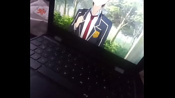 Groping a Teen18 otaku's tits while watching anime. Real home video.