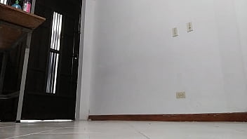 My slut wife fucks the delivery man while I'm at work. I discover it on the security camera