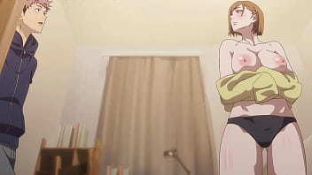 Guy Walks in on Girl While She is Undressing... Get's a Surprise Boobjob - NEW EXCLUSIVE HENTAI