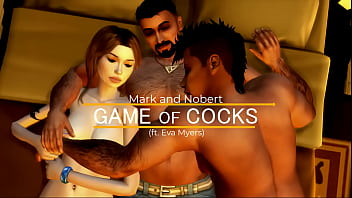 Marc, Norbert- Game of Cocks (Bisexual Gay Sex) ft. Eva
