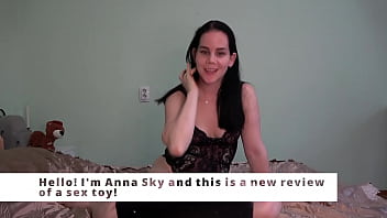 Anna shoot unboxing and tests a vibrator from Funzze