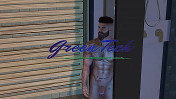 GreenTech Second Life モナリザ サウナ シャワー