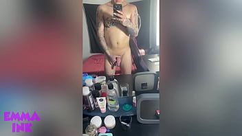 Trans TS, a jerkoff that will fall in love and cum