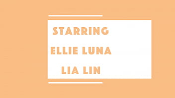 Lia Lin dona la sua verginità alla famosa modella Ellie Luna con un grosso cazzo