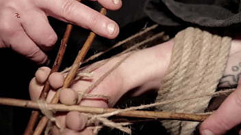 The feet of a savage nature witch are being tortmented in many different ways (TRAILER)