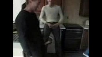Old milf fucked by two young guys...