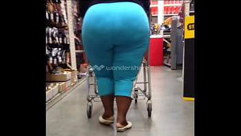 Shopping with my Black Mature BBW neighbor at the Depot